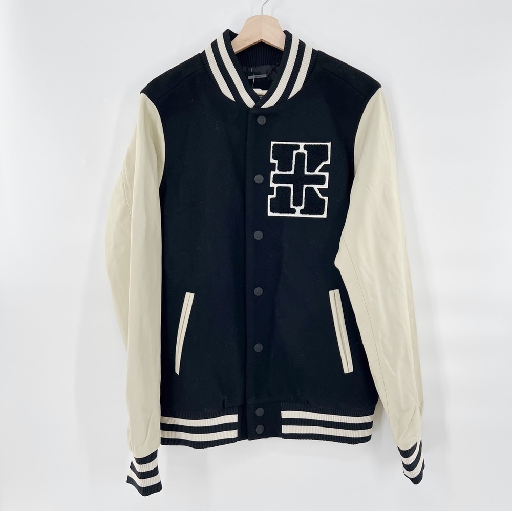 KSUBI king patch letterman varsity jacket
